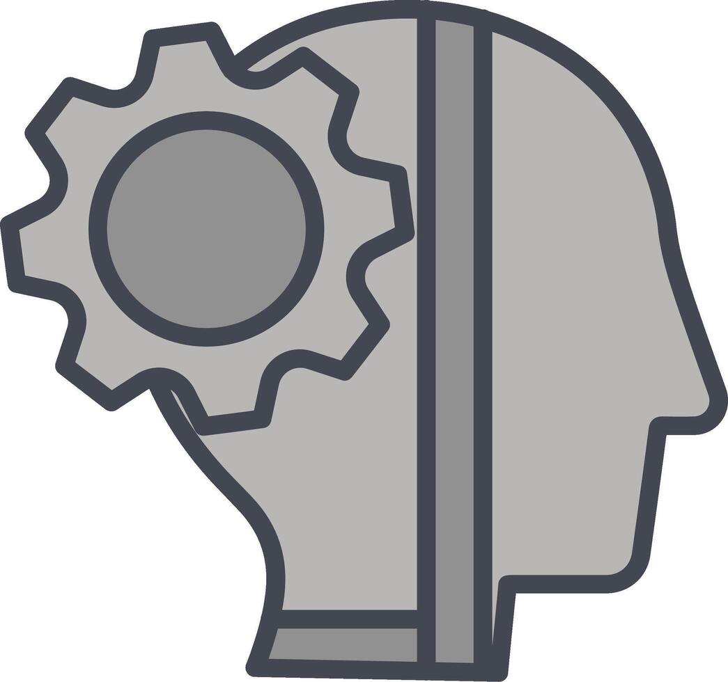 Cyborg Vector Icon