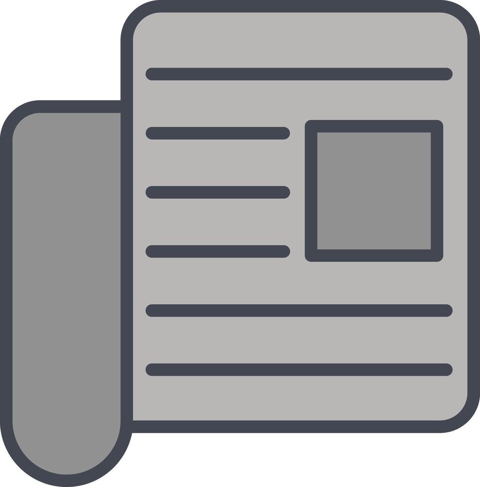 Newspaper Vector Icon