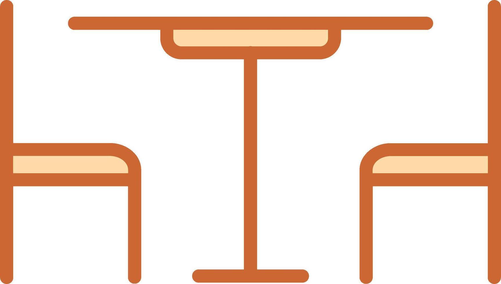 Lunch Table Vector Icon