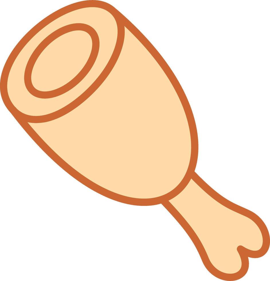 Cooked Ham Vector Icon