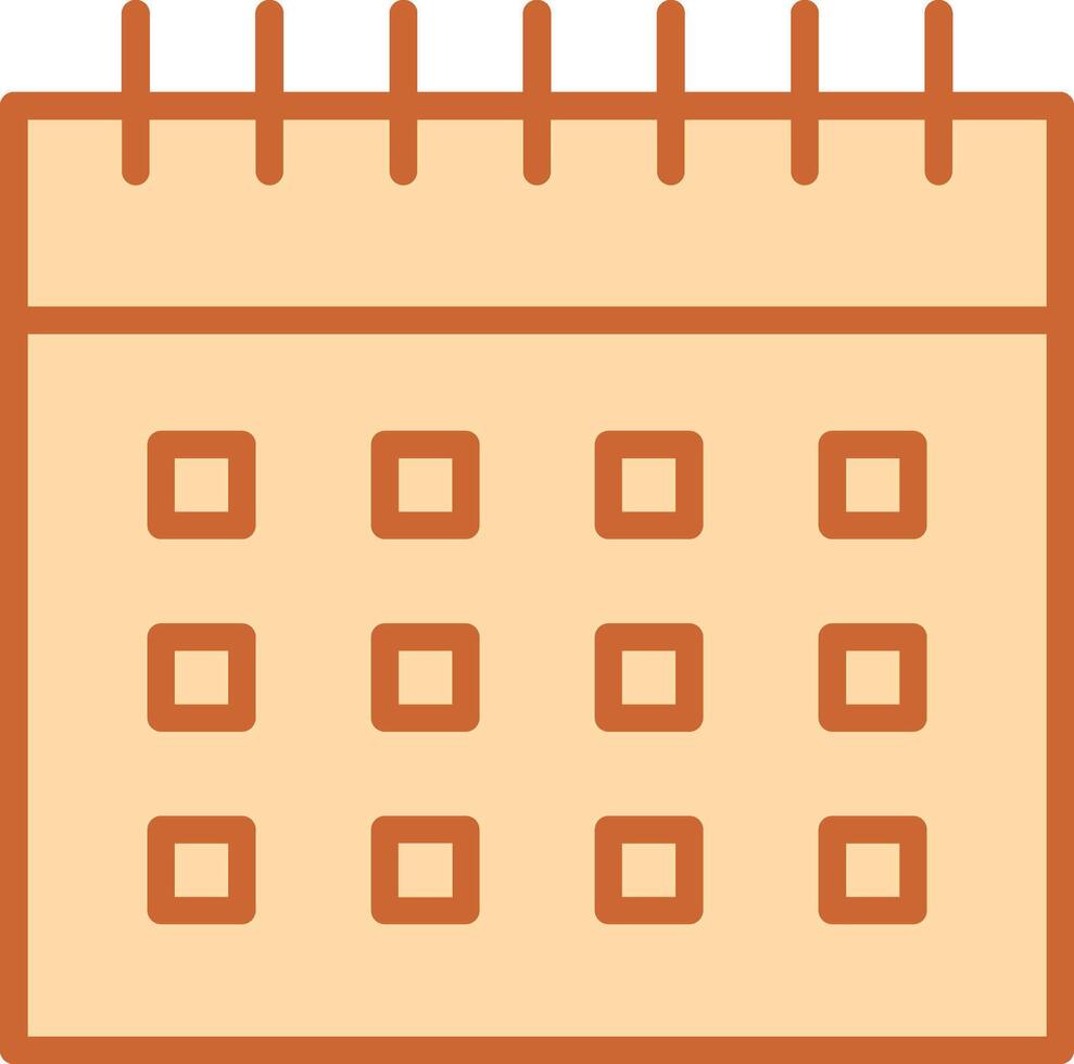 icono de vector de calendario