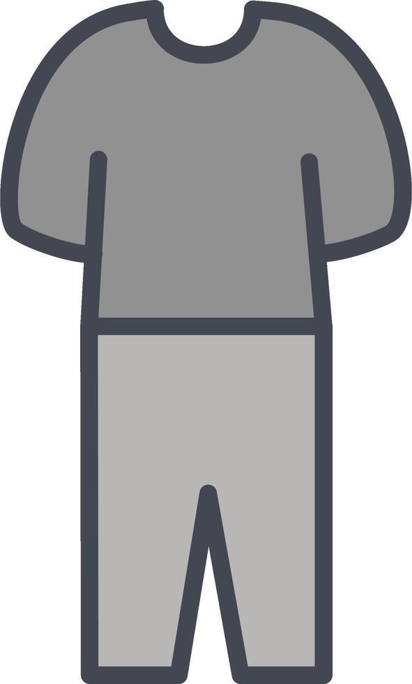 Pyjamas Suit Vector Icon