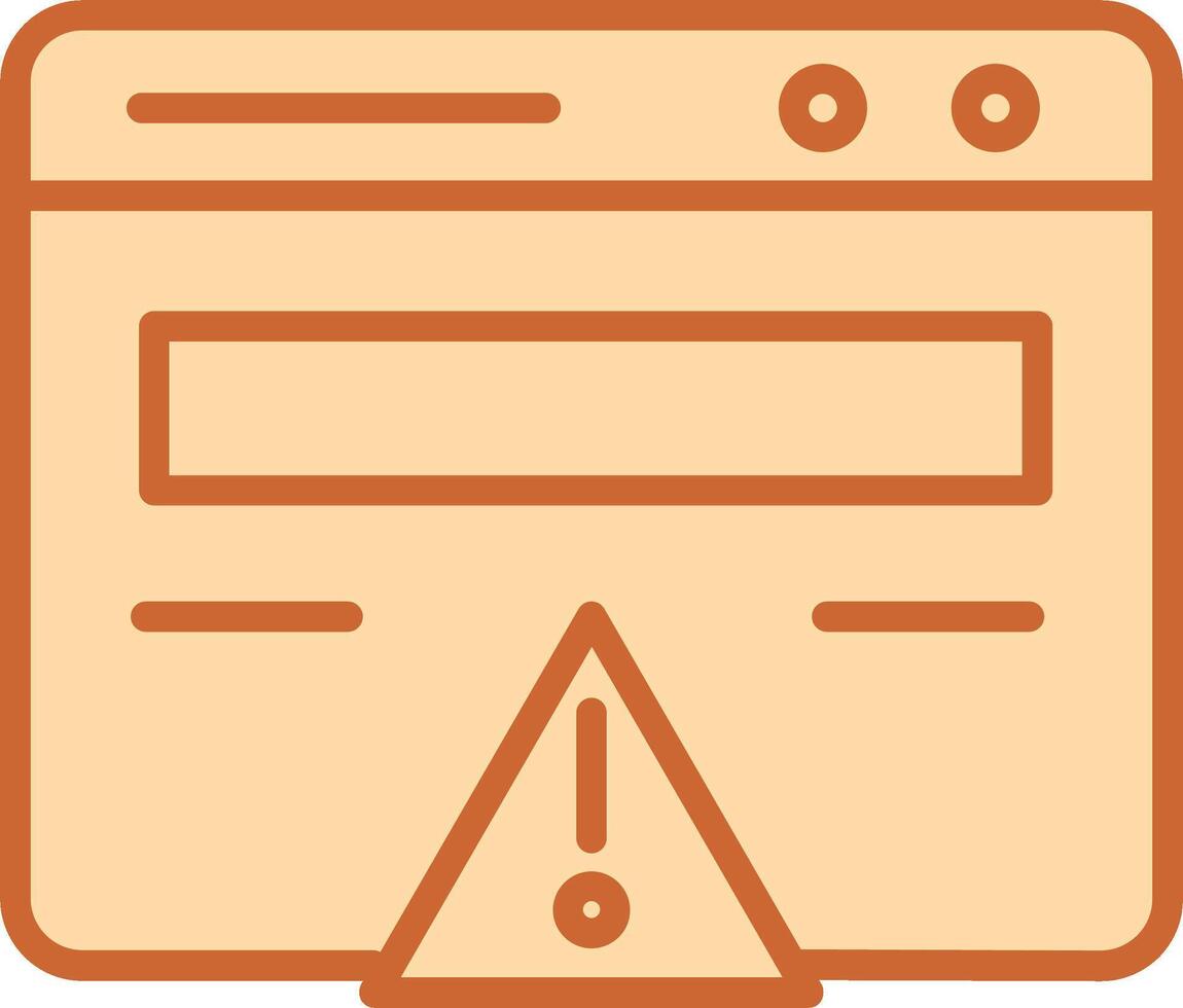 Web Error Vector Icon