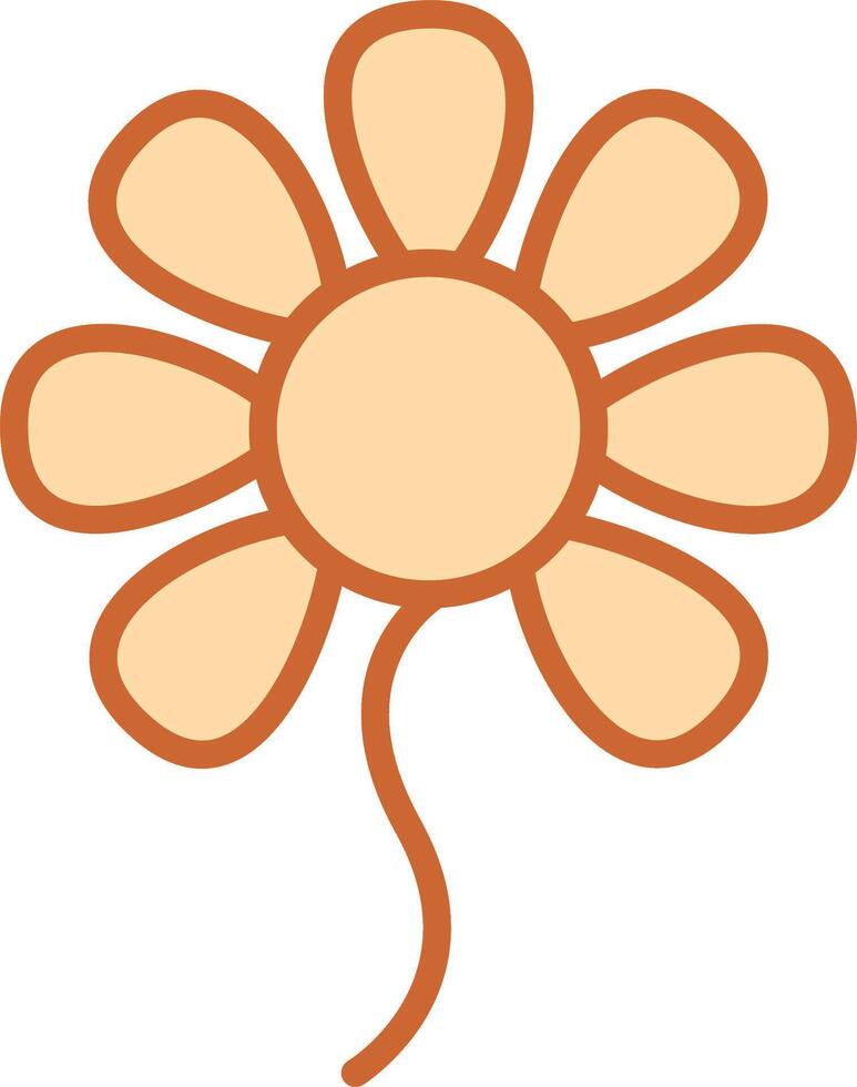 icono de vector de flores pequeñas