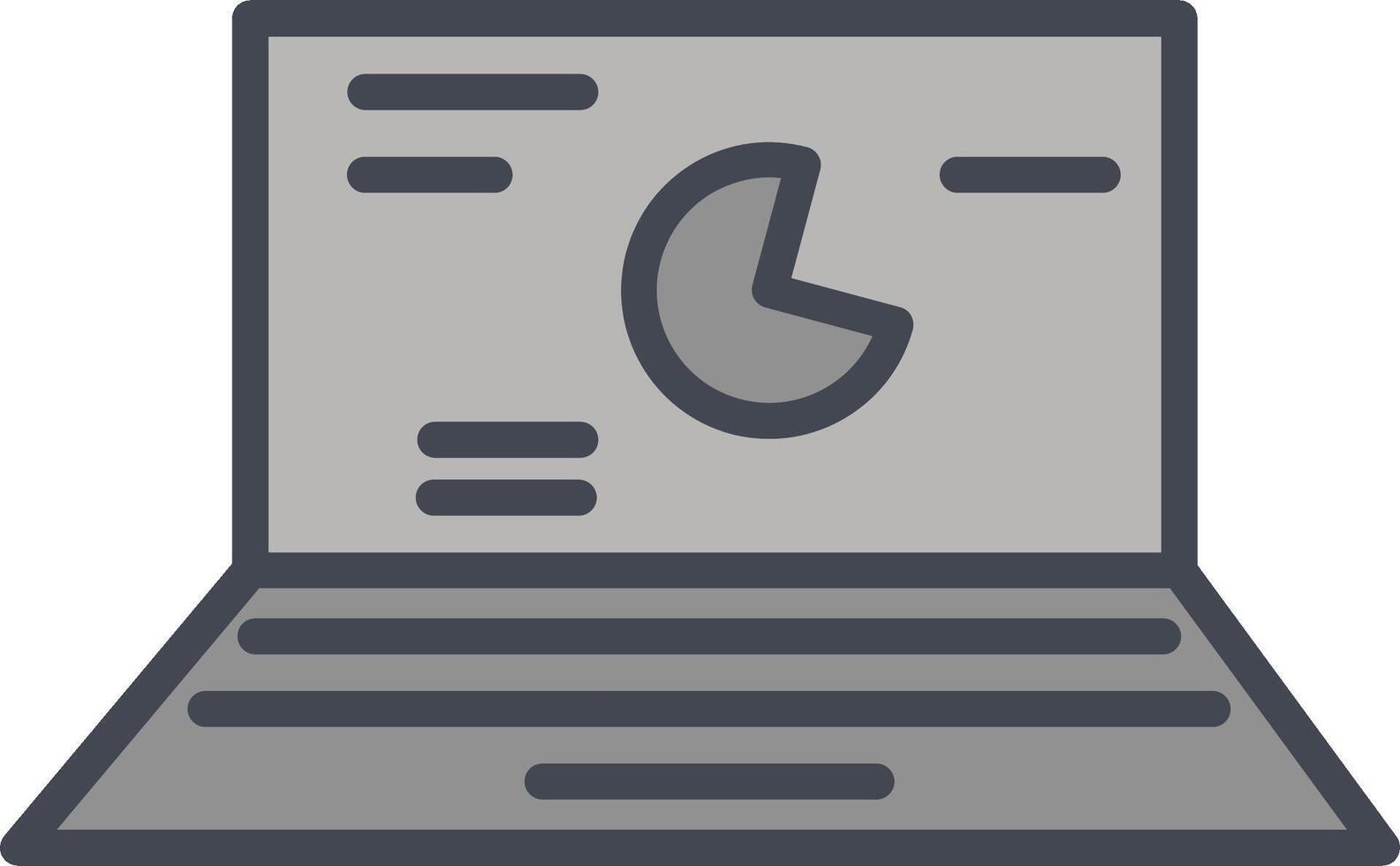 Online Stats Vector Icon