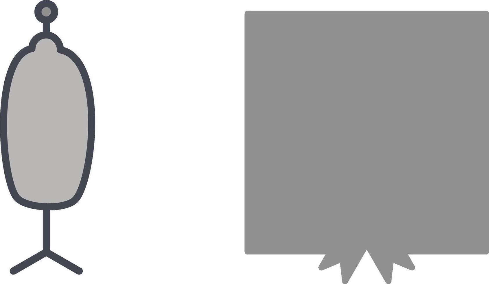 Dress Holder Vector Icon