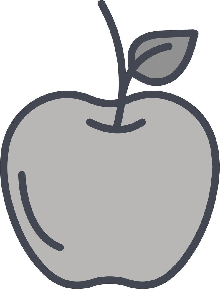 icono de vector de manzana