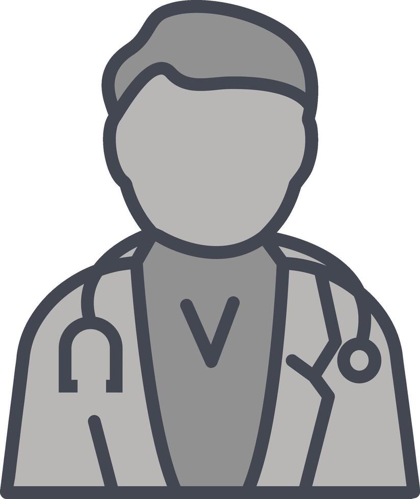 masculino médico vector icono