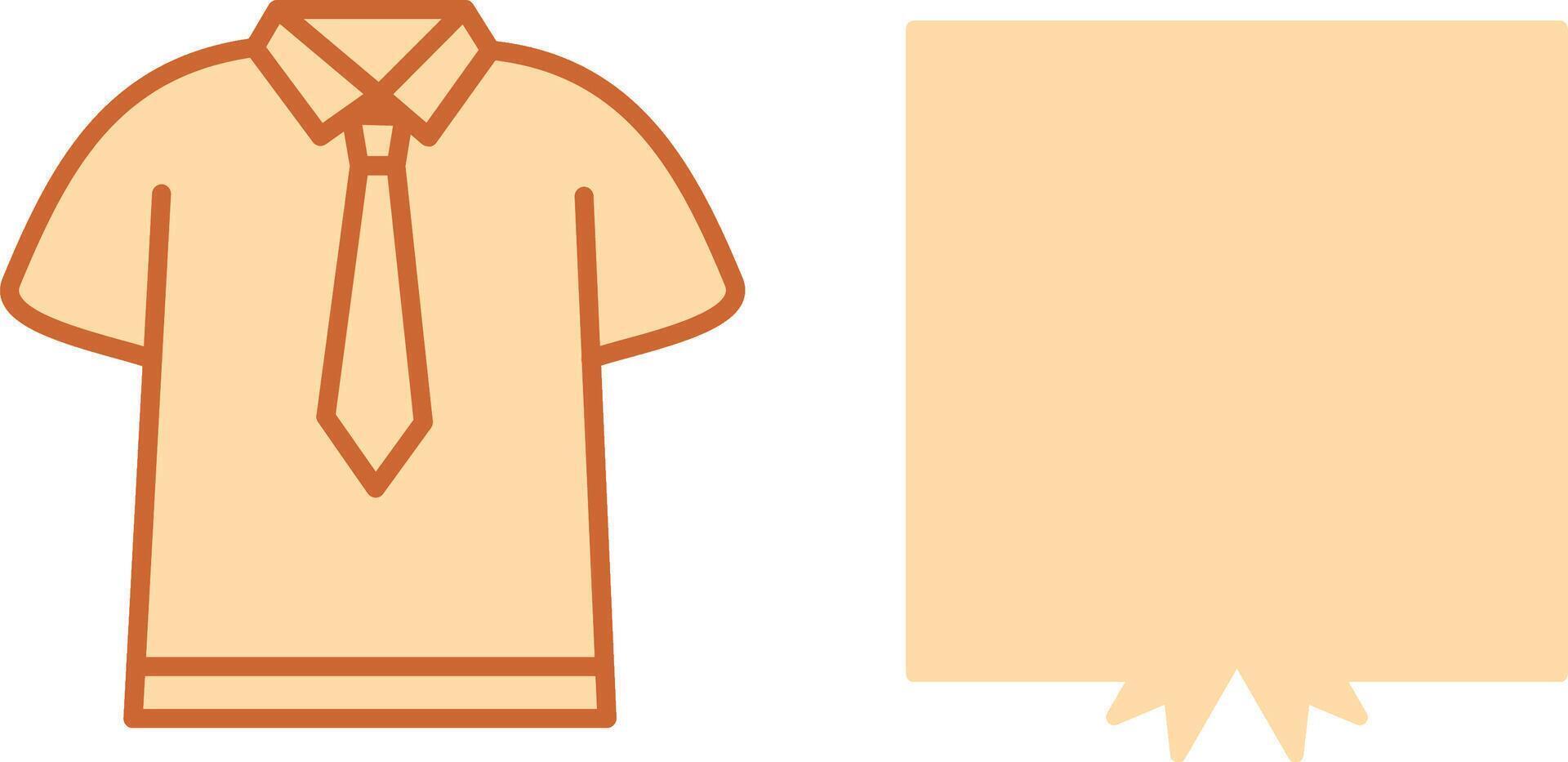 Shirt and Tie Vector Icon