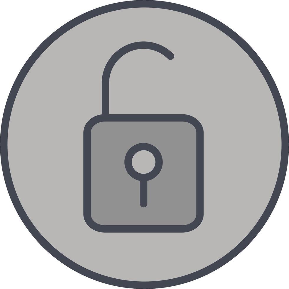 Open Lock II Vector Icon