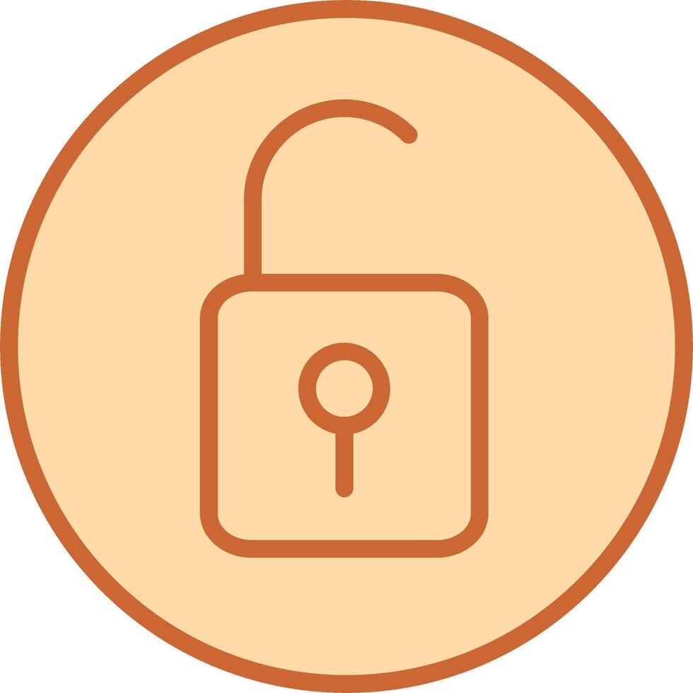 Open Lock II Vector Icon