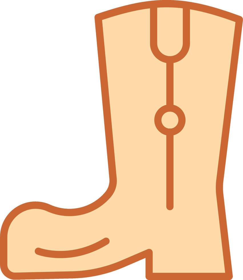 Cowboy Boot Vector Icon