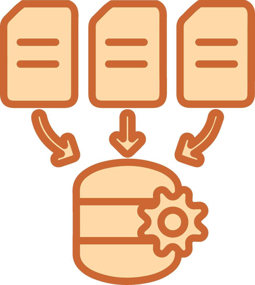 Data Processing Vector Icon