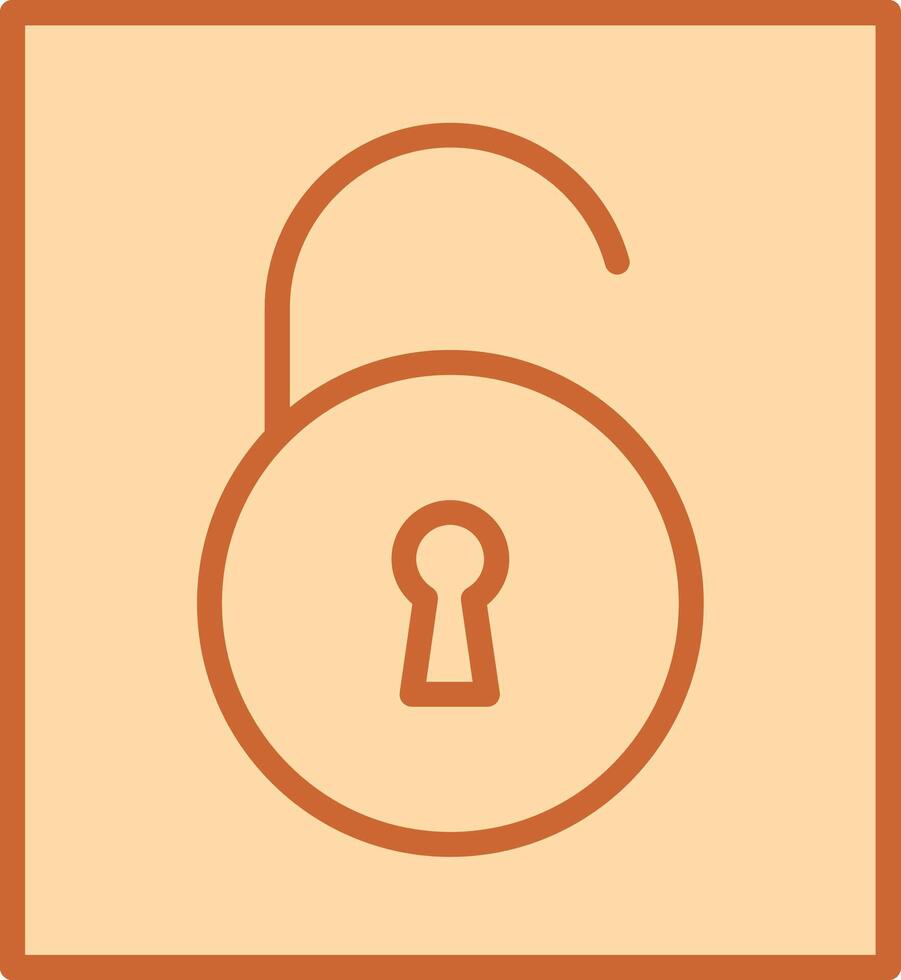 Open Lock I Vector Icon