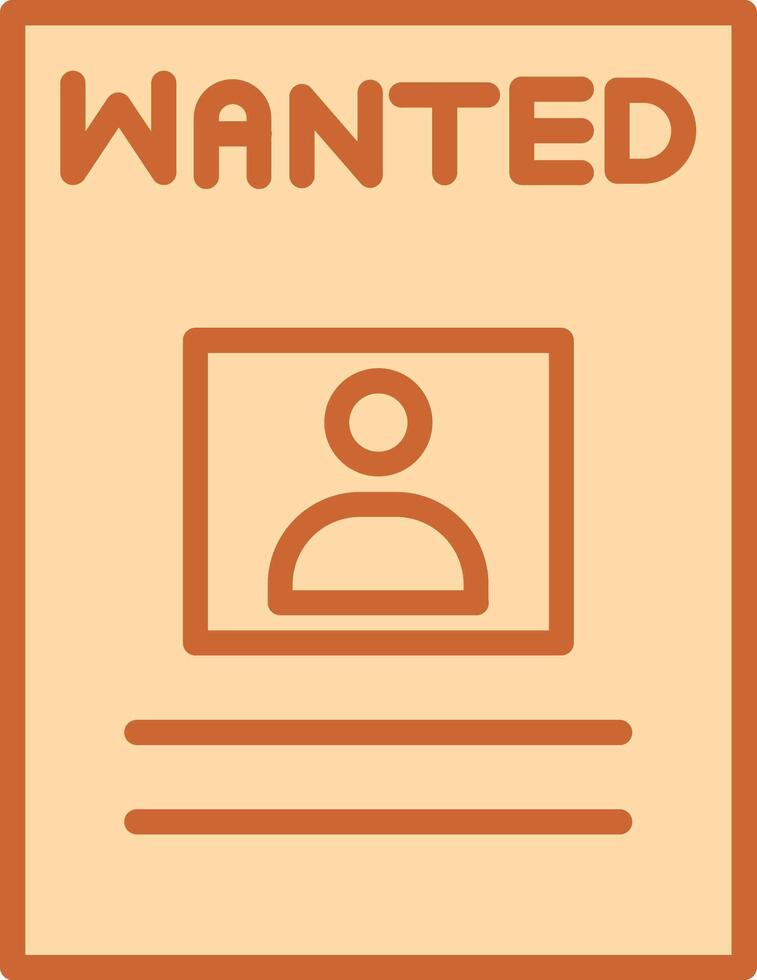 Wanted Poster Vector Icon