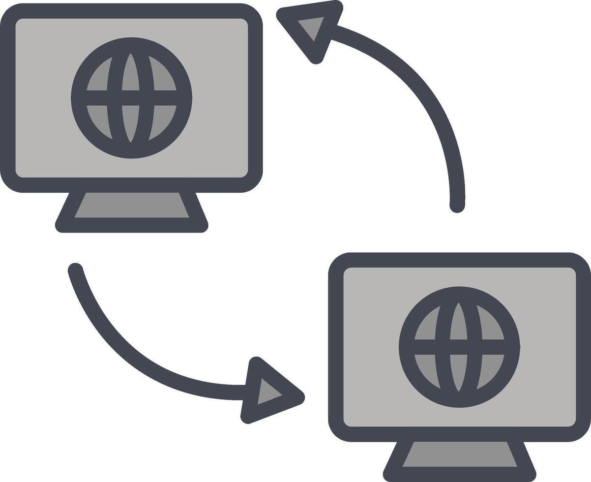 Synchronization Vector Icon