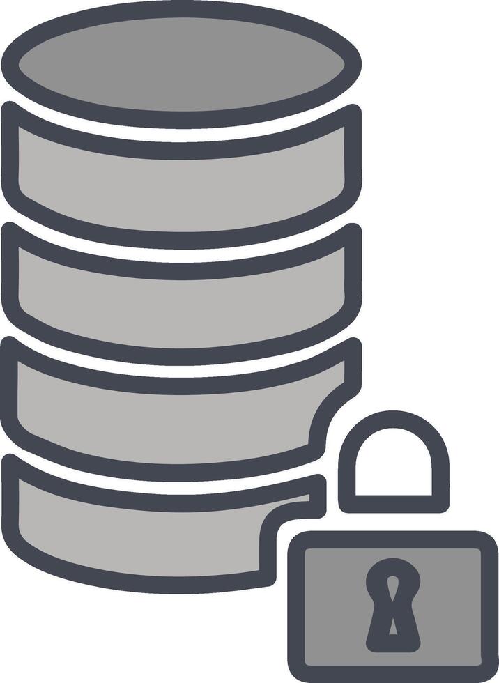 Encrypted Data Vector Icon