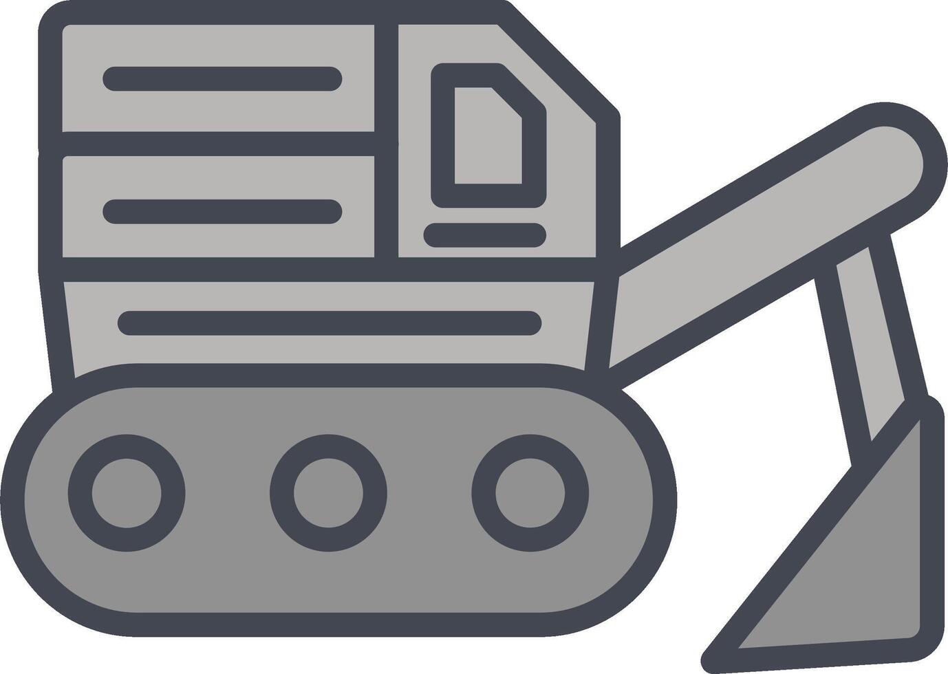 Excavator Vector Icon