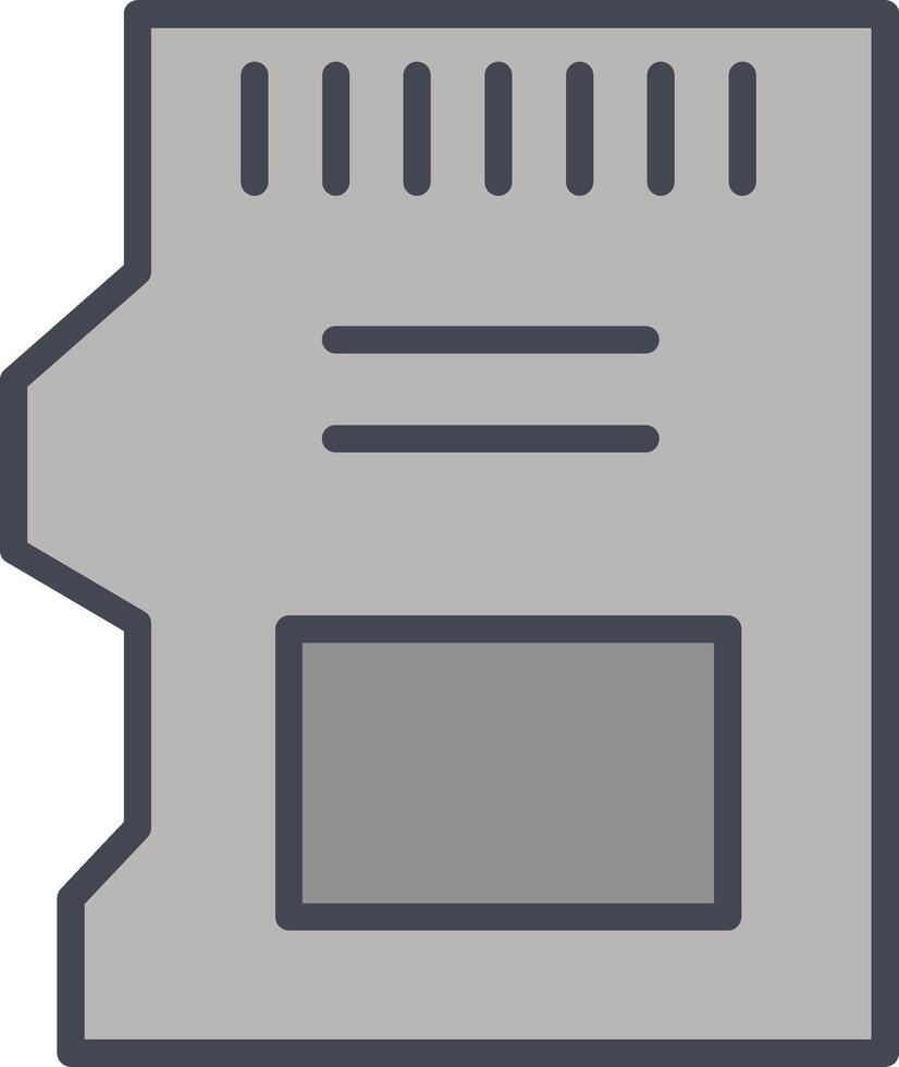 SD Card Vector Icon