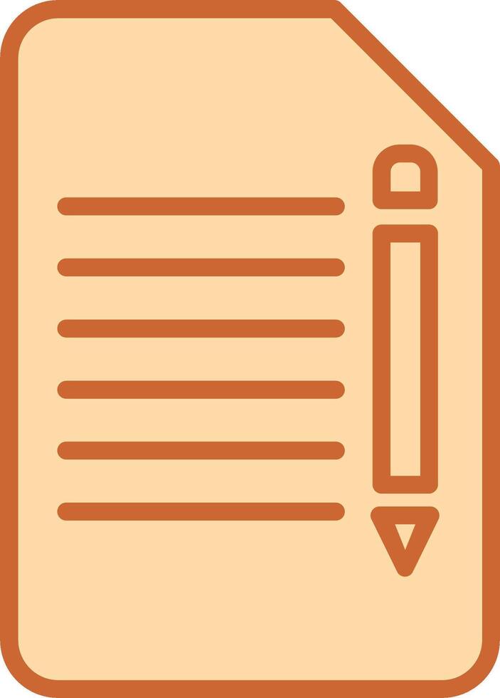 editar documento vector icono