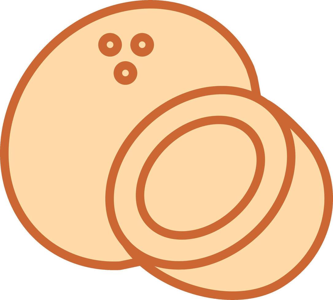 Coconut Vector Icon