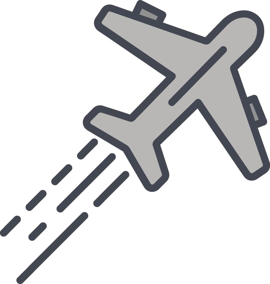 Aeroplane Vector Icon