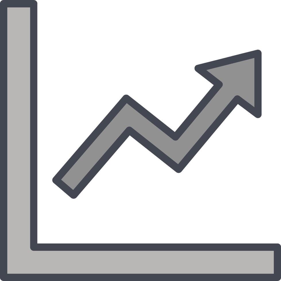 Graph Up Vector Icon