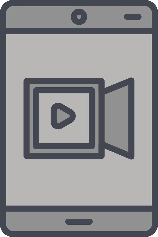 icono de vector de grabadora de video