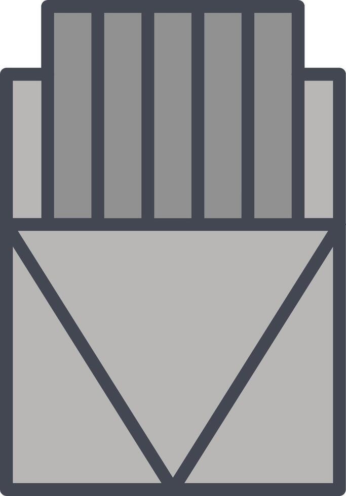 icono de vector de caja de cigarros