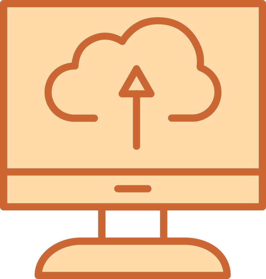 Cloud Backup Vector Icon