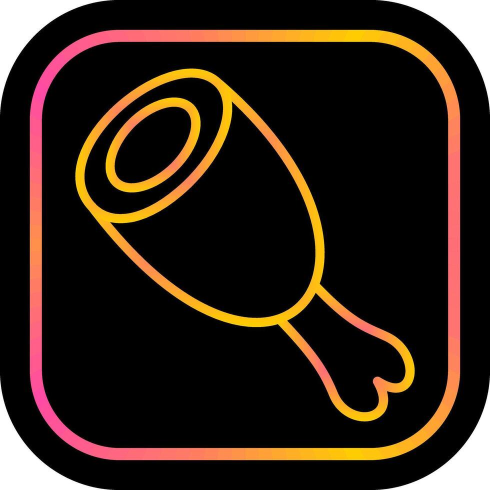Cooked Ham Vector Icon