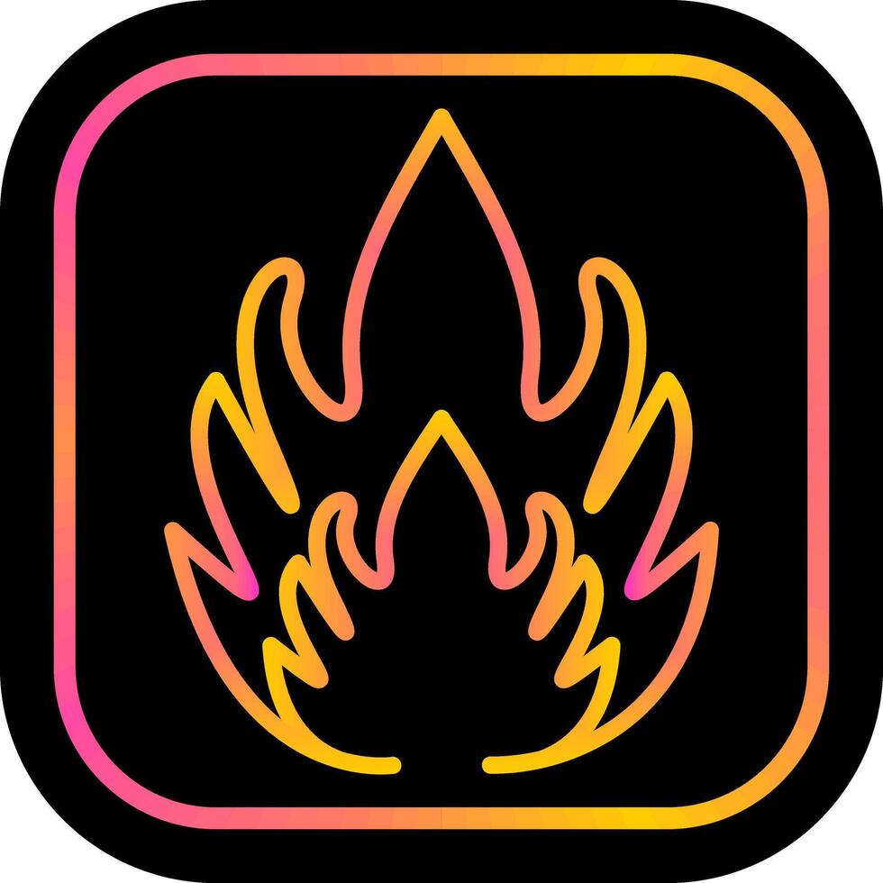 Flammable Material Vector Icon