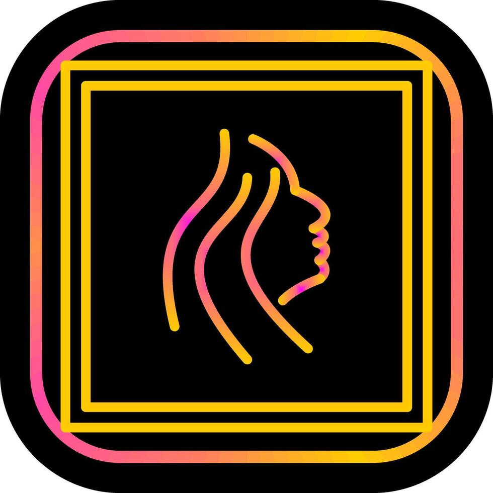Painting of Woman Vector Icon
