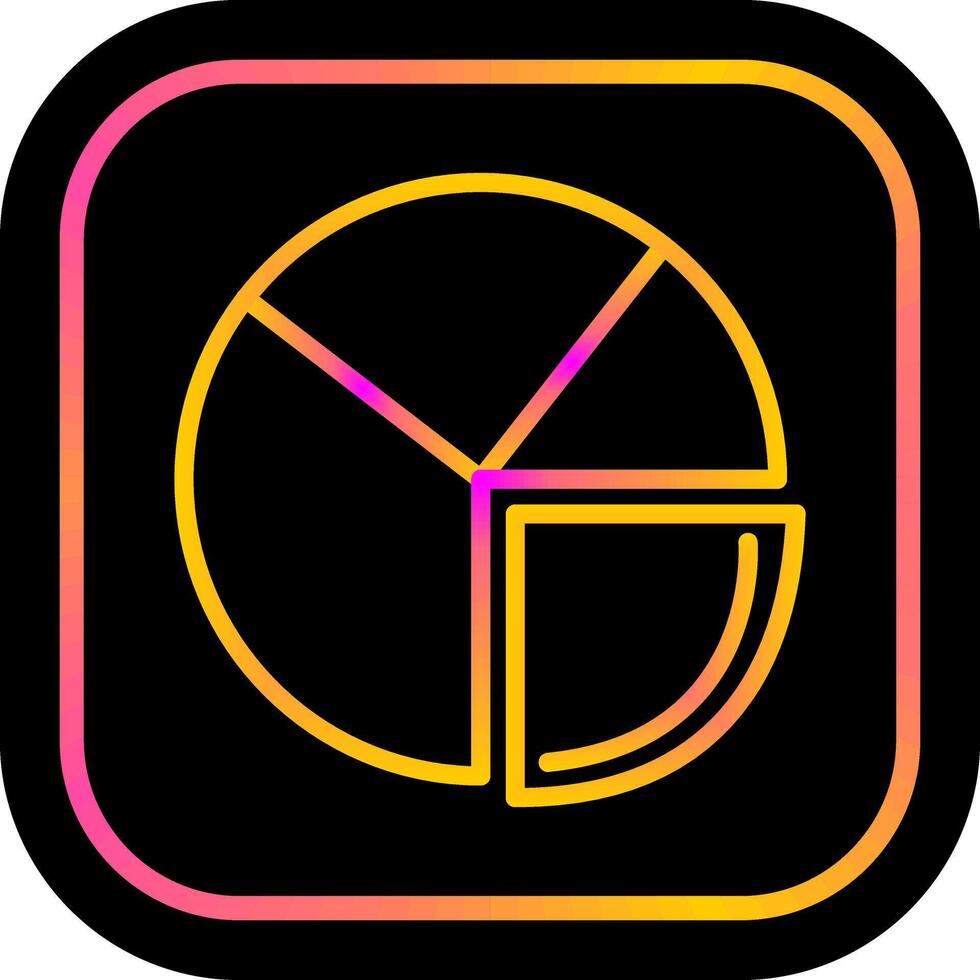 Pie Chart Analysis Vector Icon