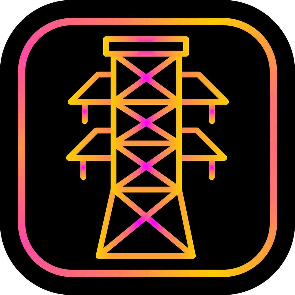 Electricity Tower Vector Icon