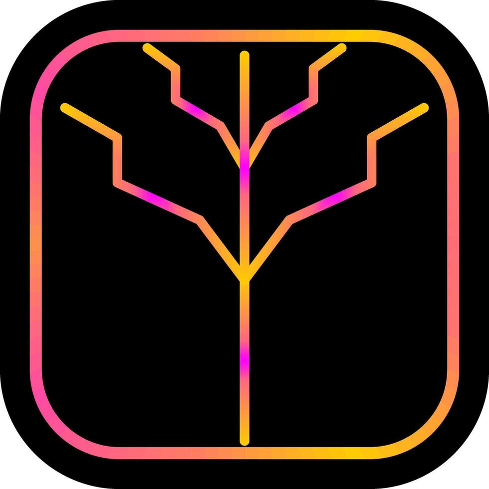Tree with no leaves Vector Icon