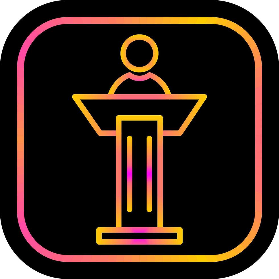 Podium Vector Icon