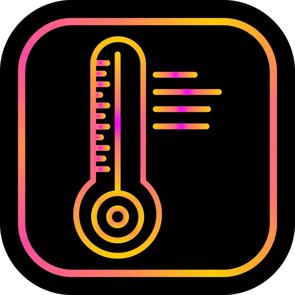 icono de vector de temperatura