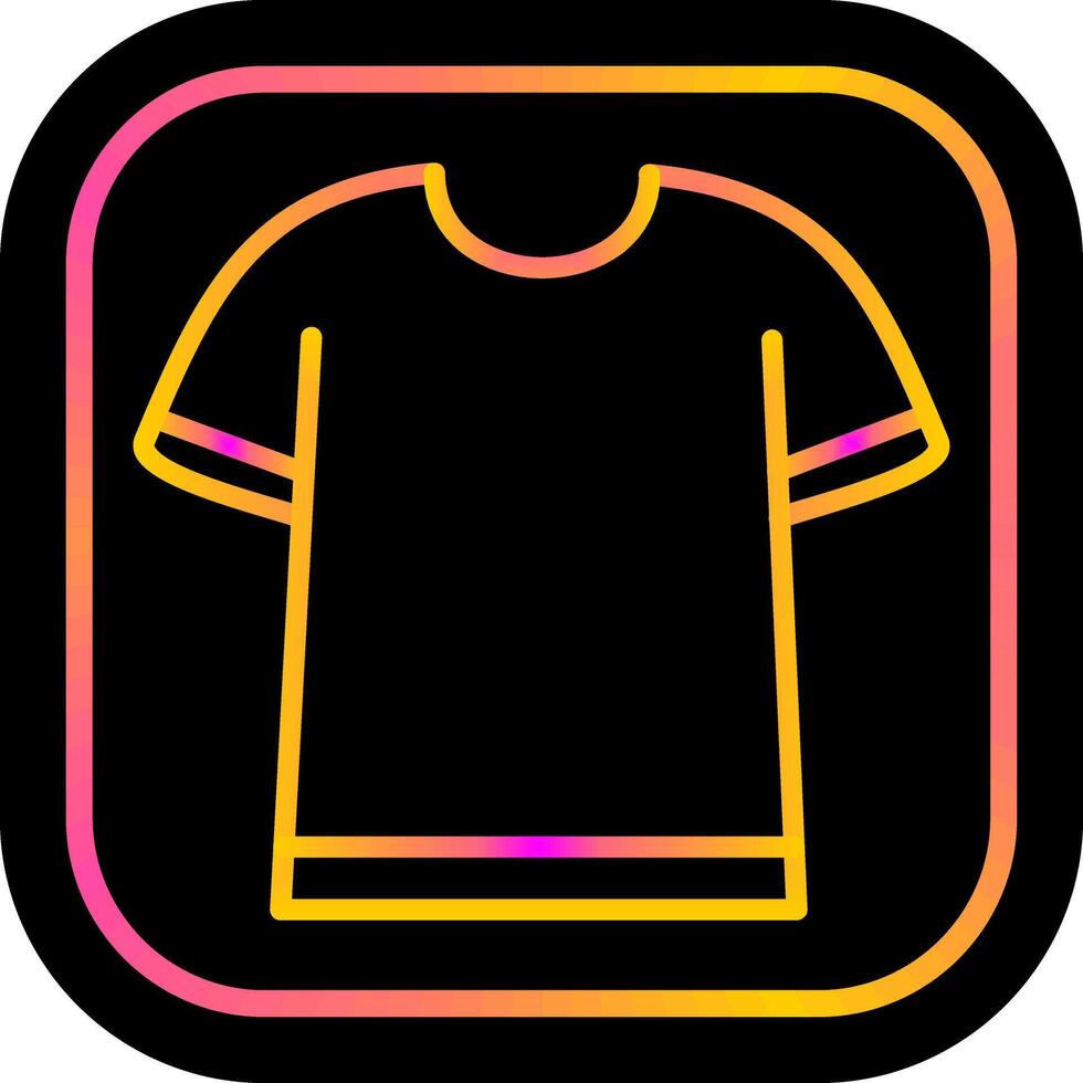 T Shirt with Lines Vector Icon