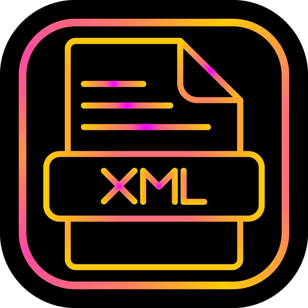 XML Vector Icon