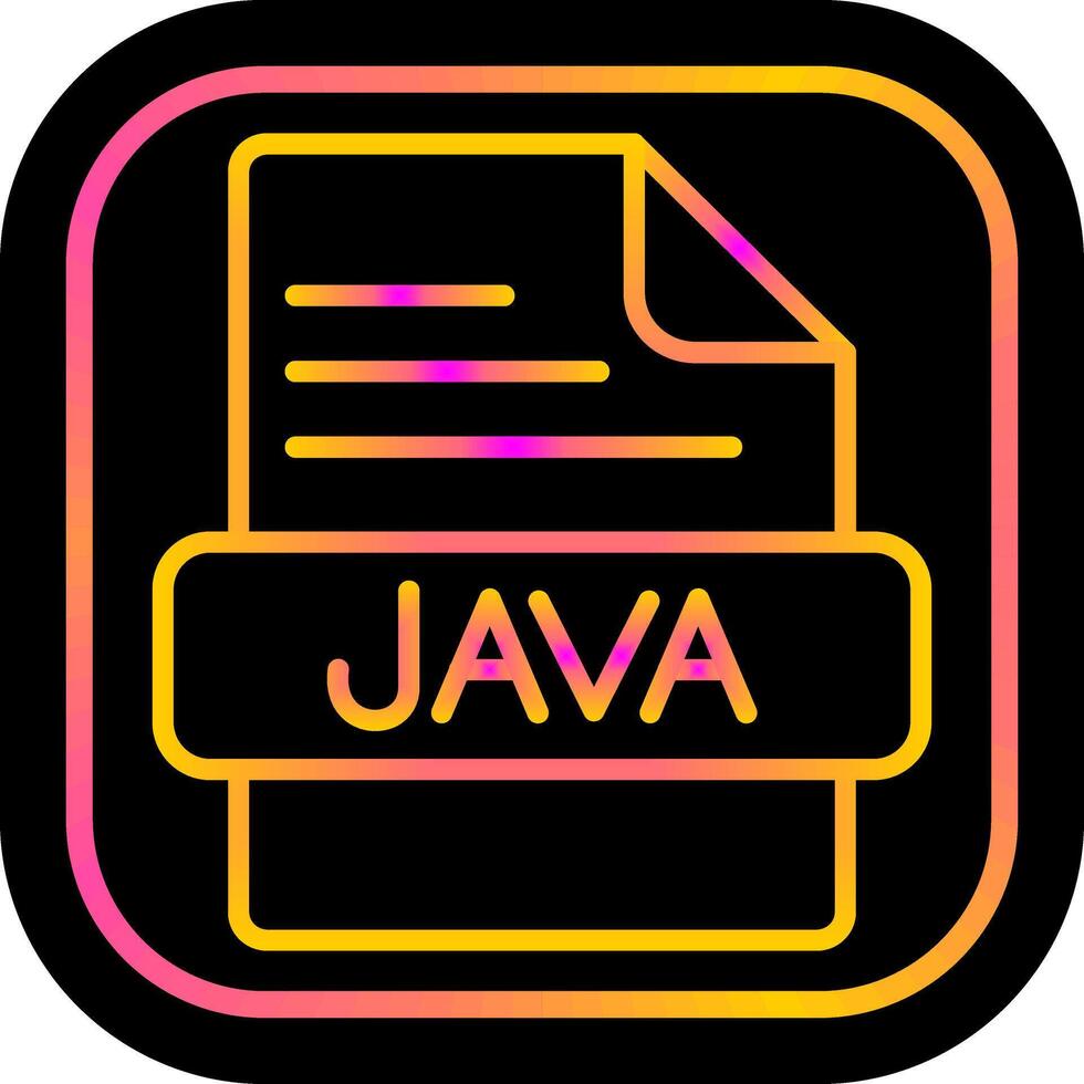 icono de vector de java