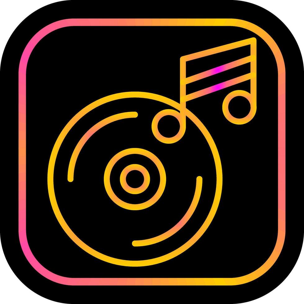 Music CD Vector Icon