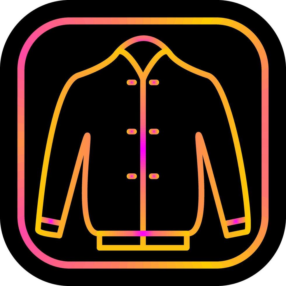 Stylish Jacket Vector Icon