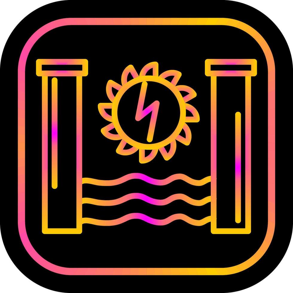 Hydro Power Vector Icon