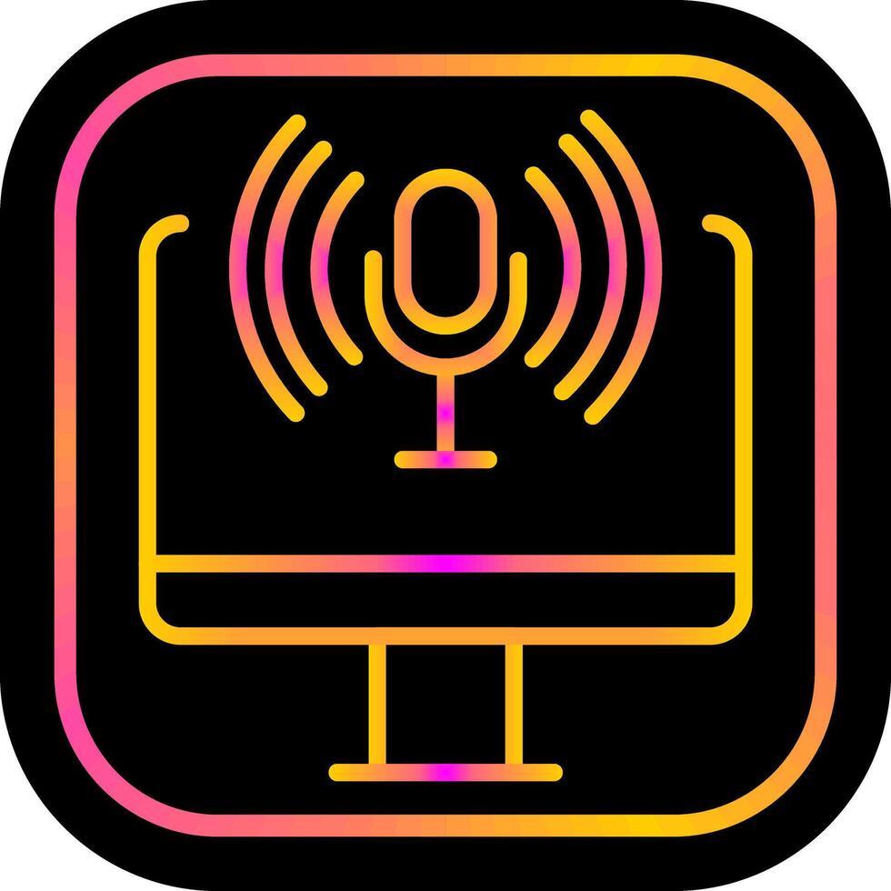 Podcast Vector Icon