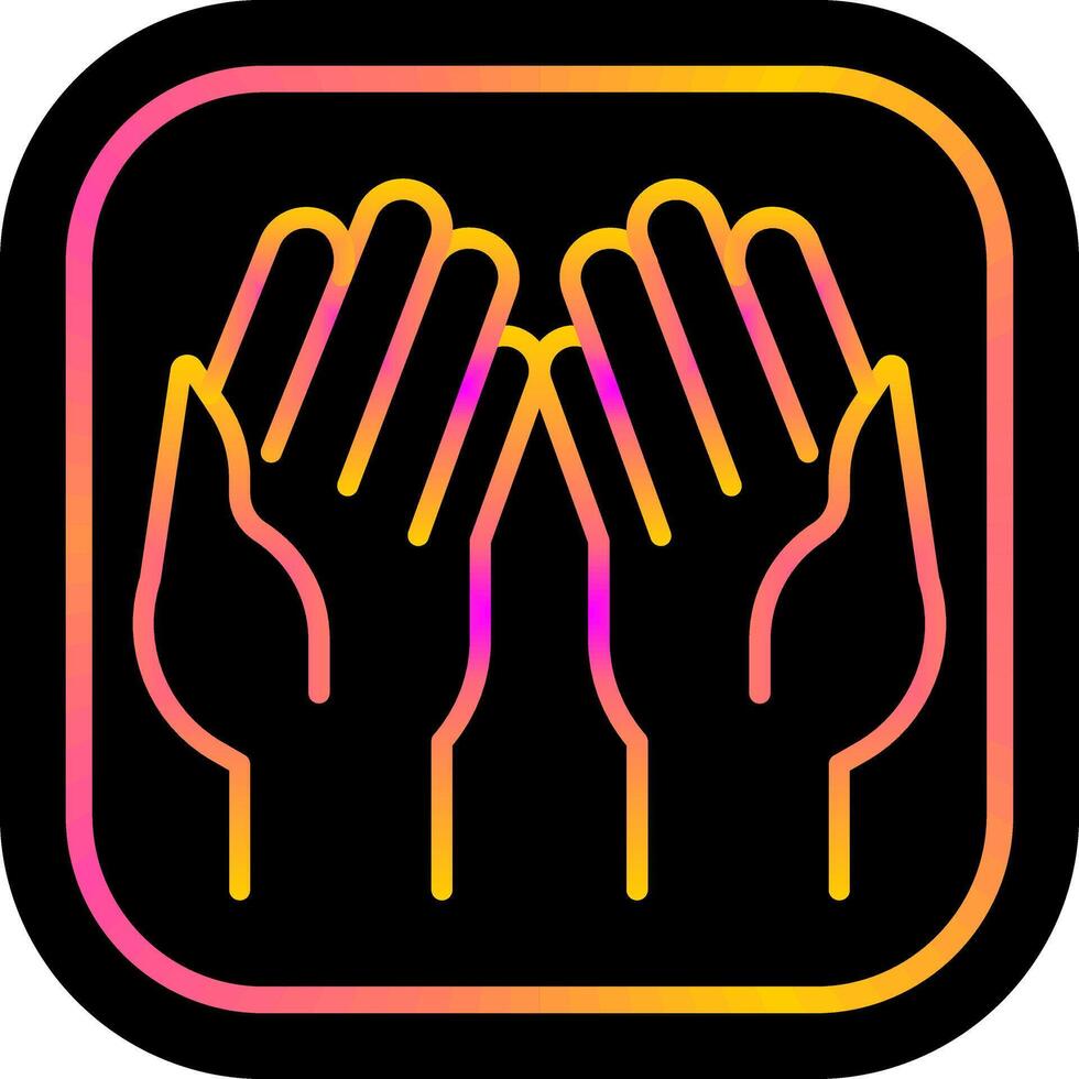 Praying Hands Vector Icon