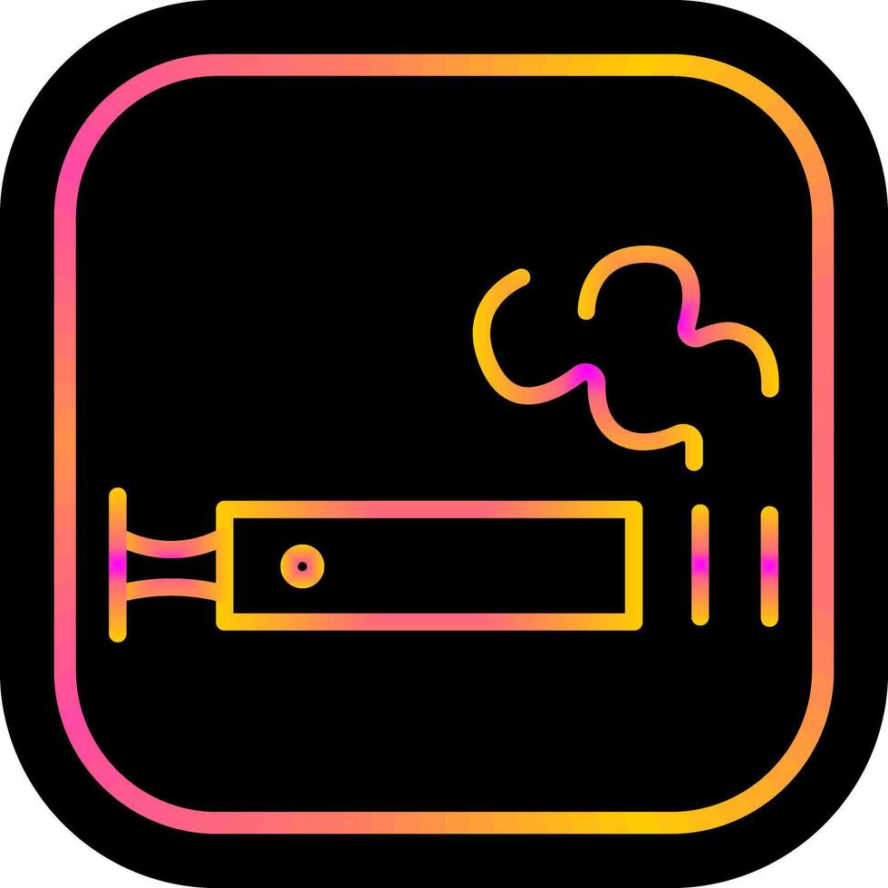 Electronic Cigarette Vector Icon