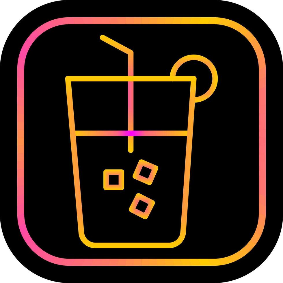 Cold Drink Vector Icon