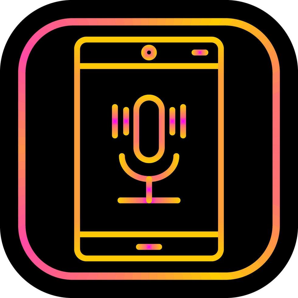 Voice Record Vector Icon