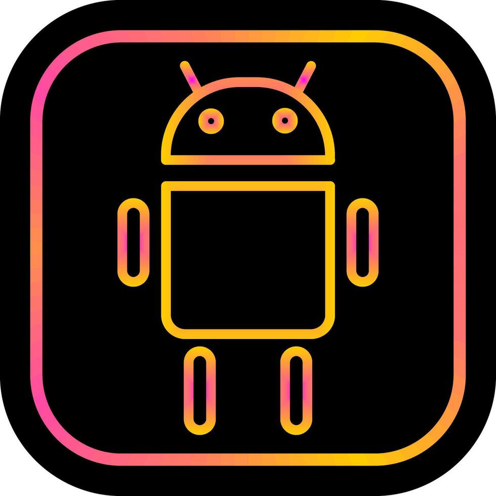 icono de vector de Android